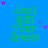 Blue background with green text reading 'dont quit your dream' repeated in a , surrounded by pink and purple stars