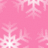 Pink background with multiple white snowflake patterns scattered across the image.