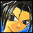 A 48x48 pixel buddy icon featuring a cartoon character with yellow skin and dark hair on the left, paired with text reading "Anime IM" and "com" on a black background to the right.