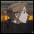 Pixelated anime-style character with light brown hair and white face, side profile against dark background with orange light patches, text "AnimeIM" and "com" on right side.