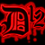 A 50x50 pixel animated buddy icon split into two frames showing a red stylized logo on black background and green text "Original Icons .com" on dark green background.