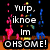 Four distinct pixelated text-based images arranged in a , each with unique color schemes and background elements