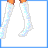 Pixelated angel-themed icon set with blonde woman in white dress, yellow halo, and blue text 'Heaven Sent' across nine