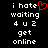 Pixelated text on black background with red heart symbol replacing 'u' in 'hate', showing two states: one with heart, one without.