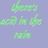 Green pixelated text on light purple background with gray cloud and blue raindrops on dark blue background.