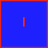 Blue with red text and a person's face in the bottom-right quadrant