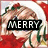 Anime-style character in Santa hat with red outfit, showing text overlays and facial expression changes across frames.