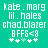 Pixelated text and symbols on a teal background with two identical static frames showing white text and star-like shapes.