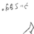 Pixelated static icon showing a small dot, stylized text-like shapes, and an arrow symbol on a white background.