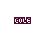 Pixelated text 'COLE' in white letters on a dark purple rectangular background, displayed across multiple positions with slight variations