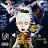 Pixelated static image of a character with light-colored hair and dark clothing against a dark background, featuring visible pixelation artifacts.