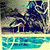 Animated sequence showing a tropical scene with palm trees and lightning, transitioning through text fragments to form 'TAKE ME TO PARADISE' against a blue sky background.