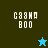 Pixelated text 'СВИД ВОО' on four colored backgrounds with a star icon changing color between frames.