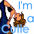 A 3x3 contact sheet of an animated AIM buddy icon showing a cartoon woman in various poses with changing text overlays, all on a white background with blue text and gray transparency areas.