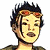 Pixelated image of a person with dark spiky hair and red goggles on forehead, next to green background with bright green text reading Original Icons .com.