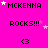 A bright pink background displays repeated text and symbols in a pattern with animated white stars