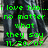 Green pixelated text on a blurred background reads 'i love him... no matter what they say 11/20/07' with a date at the bottom.