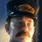 Animated sequence showing a man in uniform with mustache, train on snowy mountain, and text 'THE POLAR EXPRESS' against icy backdrop.