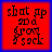 Red square with blue border contains black pixelated text reading 'shat ap god from sack' on red background.