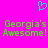 A static pixel art image with a bright pink background, featuring a cyan heart symbol and green text reading "Georgia's Awesome!" duplicated side-by-side.