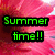 Pixelated green text on a pink floral background with four distinct phrases arranged in two