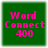 Green square icon with pink text reading "Word Connect 400" in pixelated font, displayed in a
