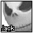 A 6-frame contact sheet of a grayscale animated icon featuring Jack Skellington from The Nightmare Before Christmas with the text "Jack" below each frame.