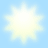 A static pixel art image with a blue sky background featuring a bright sun, and yellow text listing summer activities.
