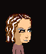 Pixelated avatar with braided hair and green eyes, showing animation changes across frames including text labels 'Evil' and 'Emma', a glowing effect on the face, and background shifts.