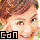 A pixelated face with brown hair and light skin, showing two expressions with a stylized 'Cdn' logo below.