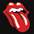Static pixelated image of red lips with a tongue sticking out, white teeth visible, and black background.