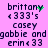 Pixelated text on a pink background with green pixel clusters near the top-right of the text.