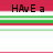 A static image with red, green, and white horizontal stripes displaying partial text fragments 'HAVE a MERRY' at the top and 'CHriStMAS' below.