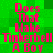 Green pixelated background with repeated pink text reading "Does That Make Tinkerbell A Boy" in two vertical