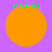 Four identical orange circles on a purple background with green text 'ansley' above each circle.
