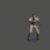 Animated sequence of a person in light-colored pants and white shirt performing breakdance moves against gray background.