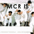 Group of people in white uniforms with black caps, text changes from 'MCR IS' to 'THE SHIZNIT!!!'