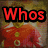 six pixelated showing a character in red clothing with text overlays changing across the top and bottom