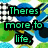 Pixelated text in green with black outlines on a colorful abstract background of blue, green, and white shapes.