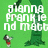 Green background with pixelated text and small character figures, displaying phrases about friendship and best friends forever.