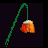 Pixelated icon shows a green fishing rod with a beer mug hanging from its line against dark background, next to text reading 'ITS NOT DEAD...' in pinkish-brown letters.