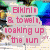 Six distinct text-based arranged in a , each with unique background imagery and color schemes
