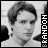 A black-and-white animated sequence of a person with short hair in nine , each showing subtle facial expression changes while the vertical text 'BRANDON' appears on the right