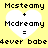 Yellow background with four identical pixelated heart icons arranged in a , each containing text above and below the heart