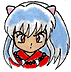 Four pixelated anime-style character headshots with blue hair, pink cat ears, red clothing, and varying facial expressions arranged in a