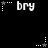 Black background with white pixelated text 'bry' and star-shaped icons in various positions, some stars have dotted lines extending from them.