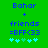 Green background with blue pixelated text reading 'Bahar', '+ friends', '=BFF<33' and five cyan plus signs below.