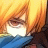A pixelated anime-style character with orange hair and blue clothing appears on the left side of a contact sheet, while the right side displays text "Anime IM" and "COM" in white pixelated font against black background.