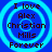 Four identical circular icons with blue backgrounds and light blue concentric rings display dark brown text reading "I love Alex Christian Mills Forever" in a pixelated font.