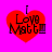 Four red heart-shaped icons with 'I Love Matt' text on a bright pink background, each showing slight variations in pixel clarity and color saturation.